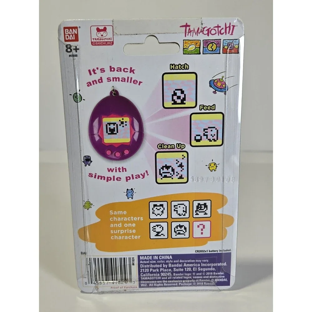 TAMAGOTCHI 20th Anniversary Orange Pink Yellow Mini Virtual Pet Bandai Series 4
